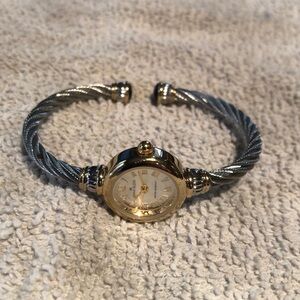 Anne Klein metal rope bracelet watch, water resistant